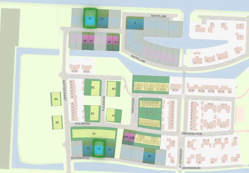 Over de kavels in Marknesse Zuid fase 3